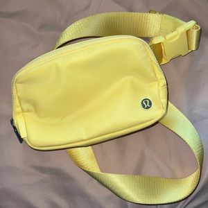LULULEMON yellow everywhere belt bag! used once or twice!